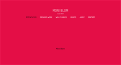 Desktop Screenshot of moniblom.com