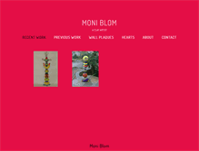 Tablet Screenshot of moniblom.com